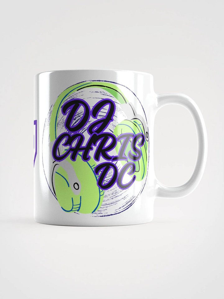 White Mug With Lime Green Graphic product image (1)