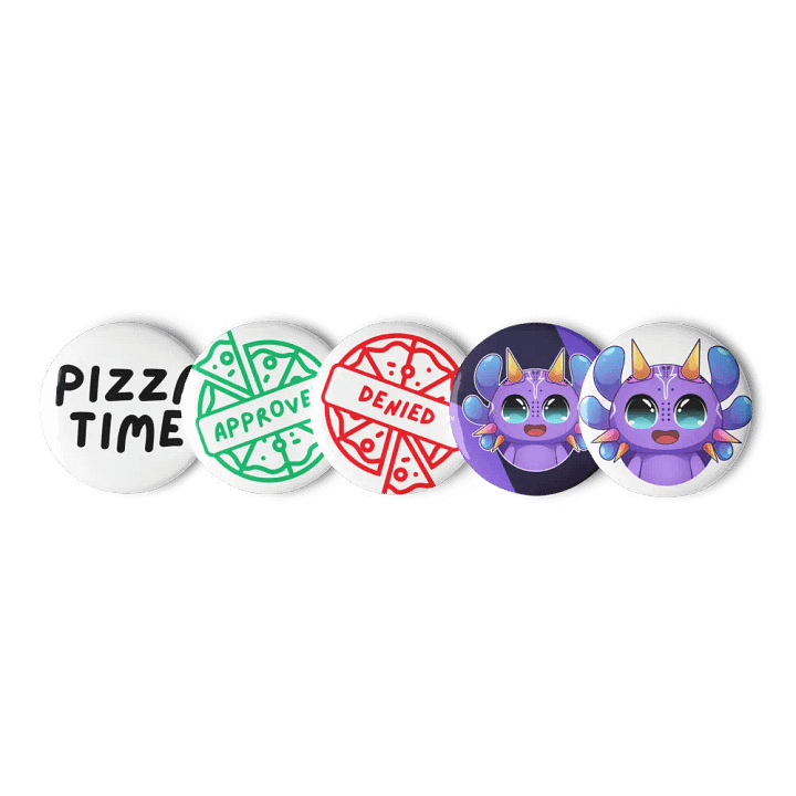Pizza Time + Pebbles Pins product image (2)