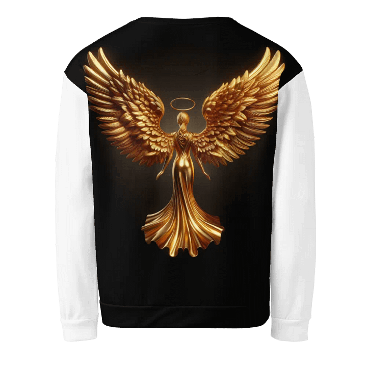 A Golden Angel and Cross - Unisex Sweatshirt #9 product image (2)