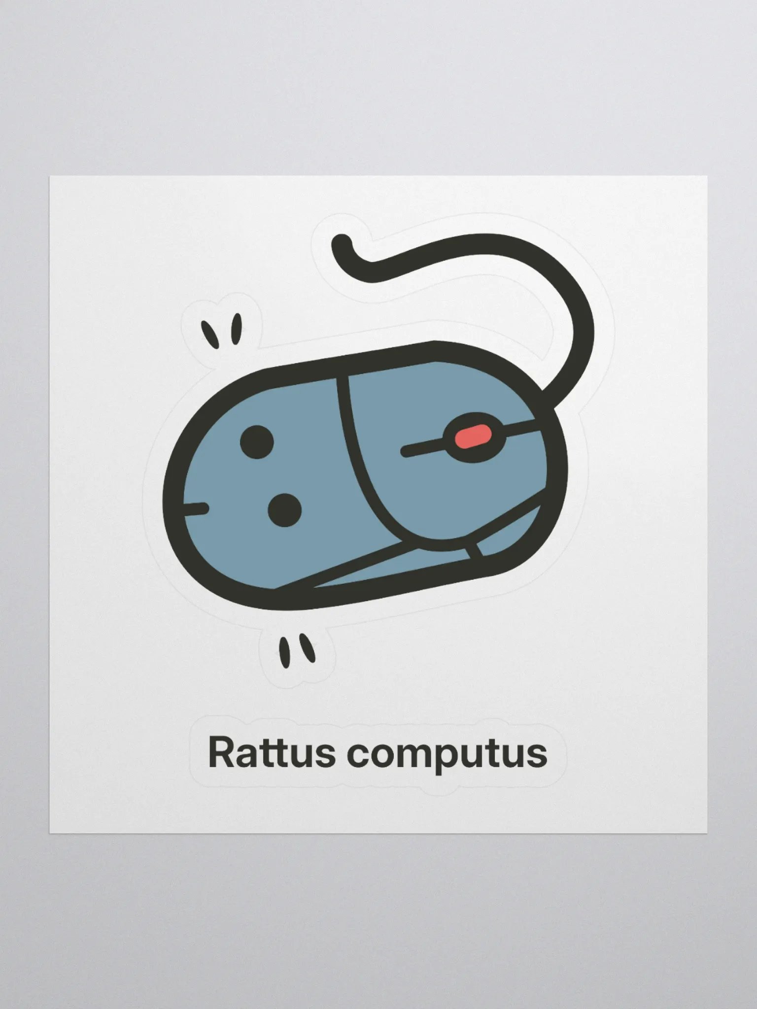 Computer Rat Sticker product image (1)