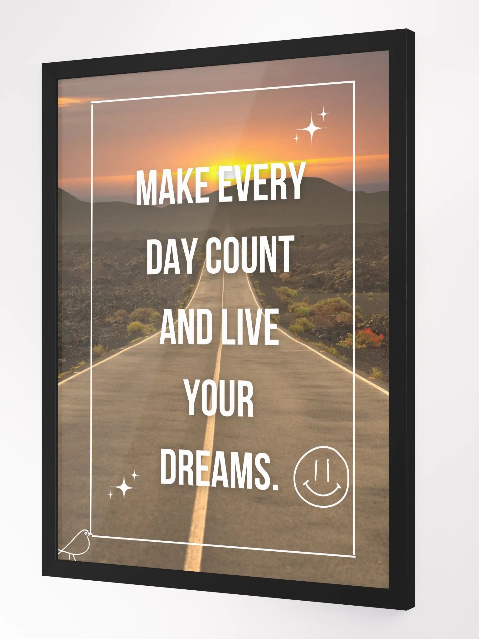 Every Day Counts Framed Poster product image (2)