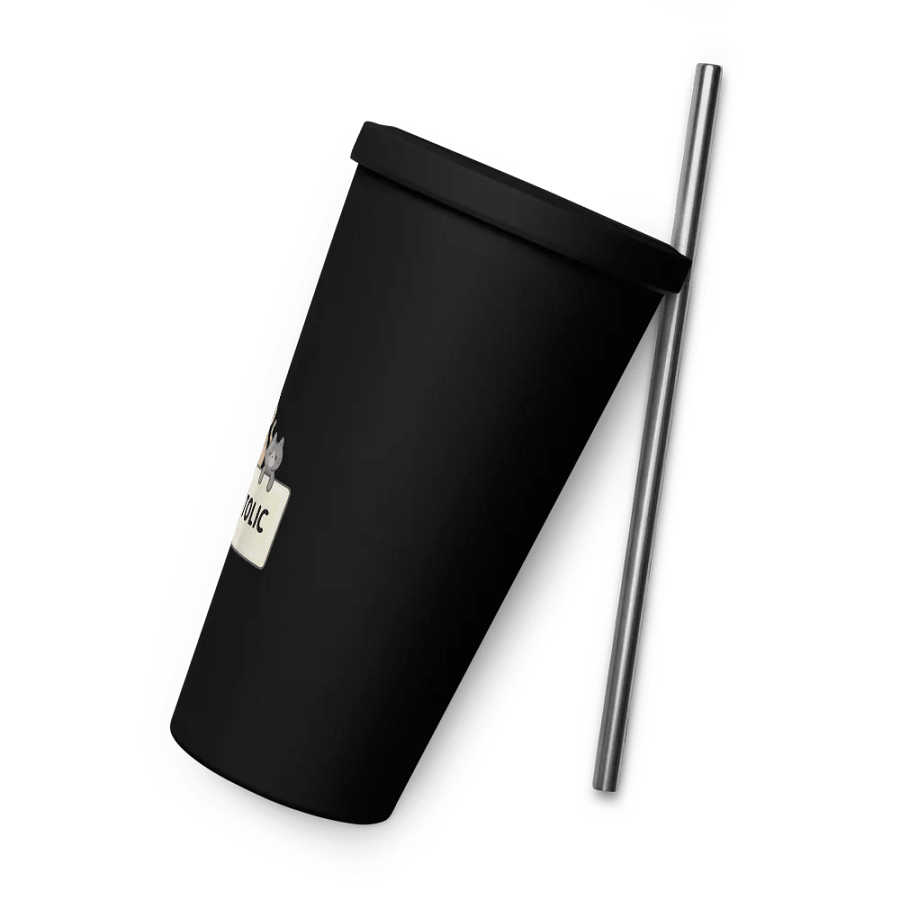 Catolic Insulated Tumbler with Straw product image (8)