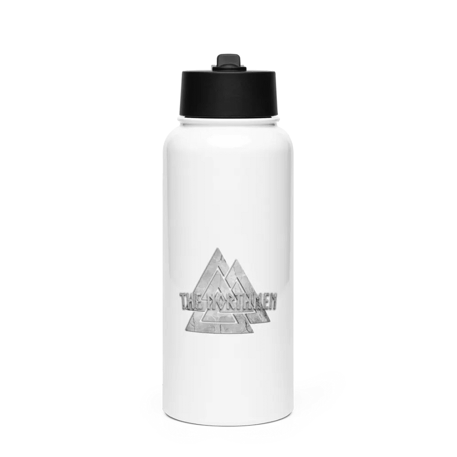 The Northmen Valknut - Grey - Bottle w/ Straw product image (1)