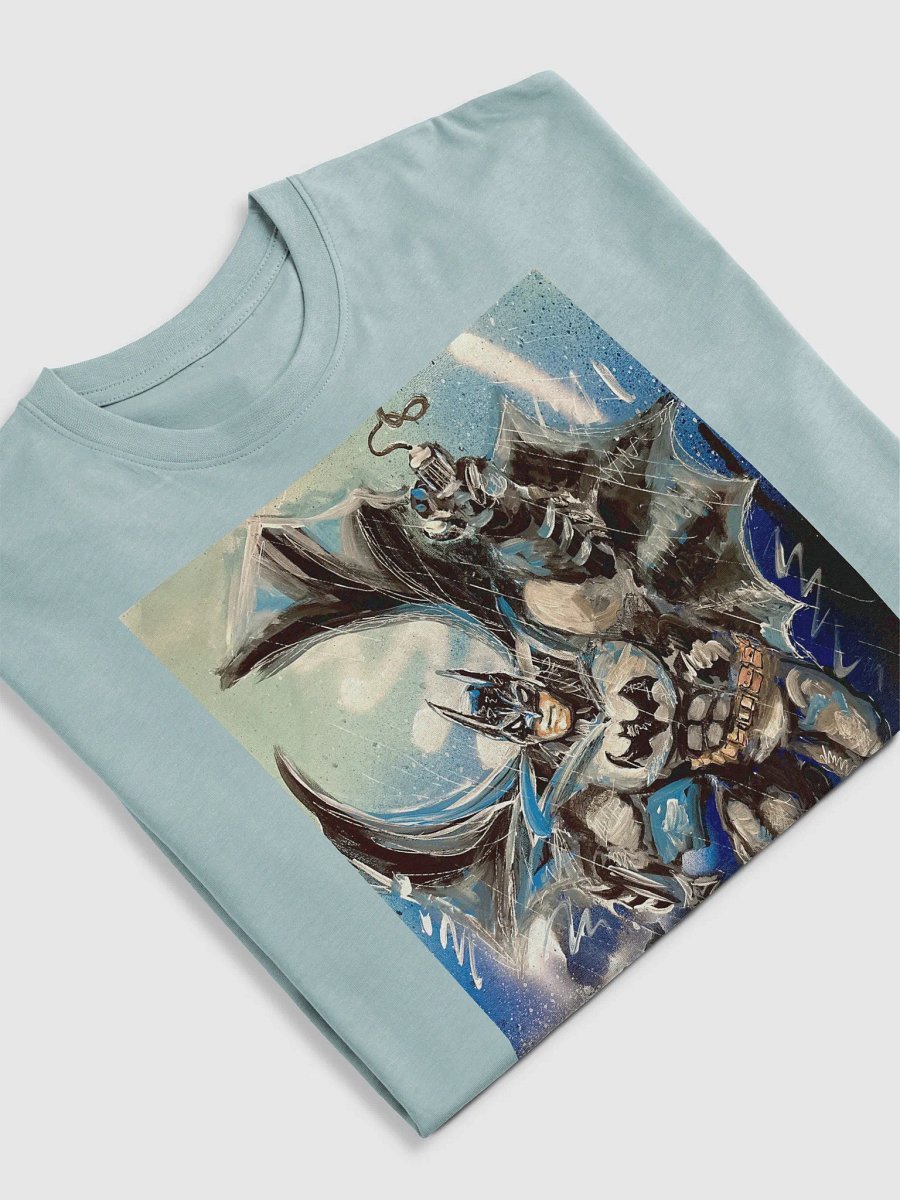Bat Guy Grappling in the Rain Signature Tee product image (16)