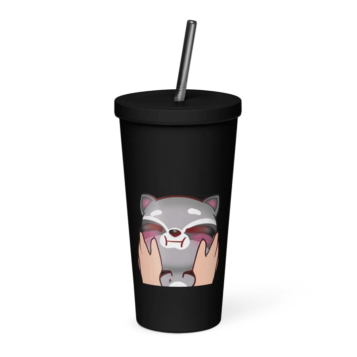 Cute Raccoon Insulated Tumbler product image (1)