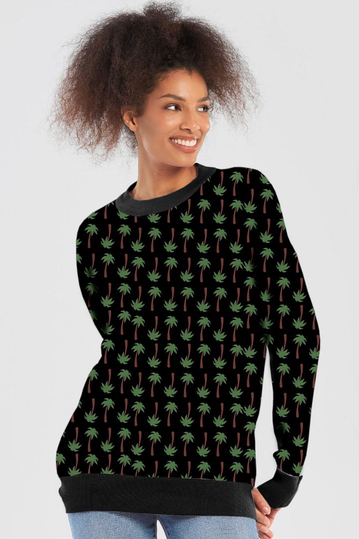 Palm Pattern Sweater product image (1)