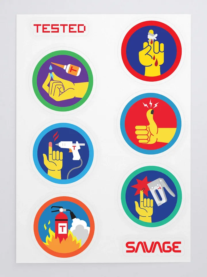 Sh*t Happens (de)Merit Sticker Sheet product image (1)