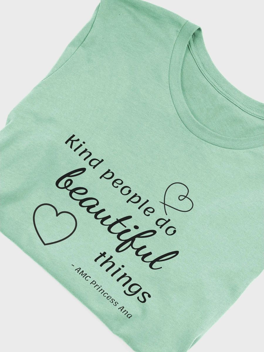Kind people... T-SHIRT - Black text product image (3)