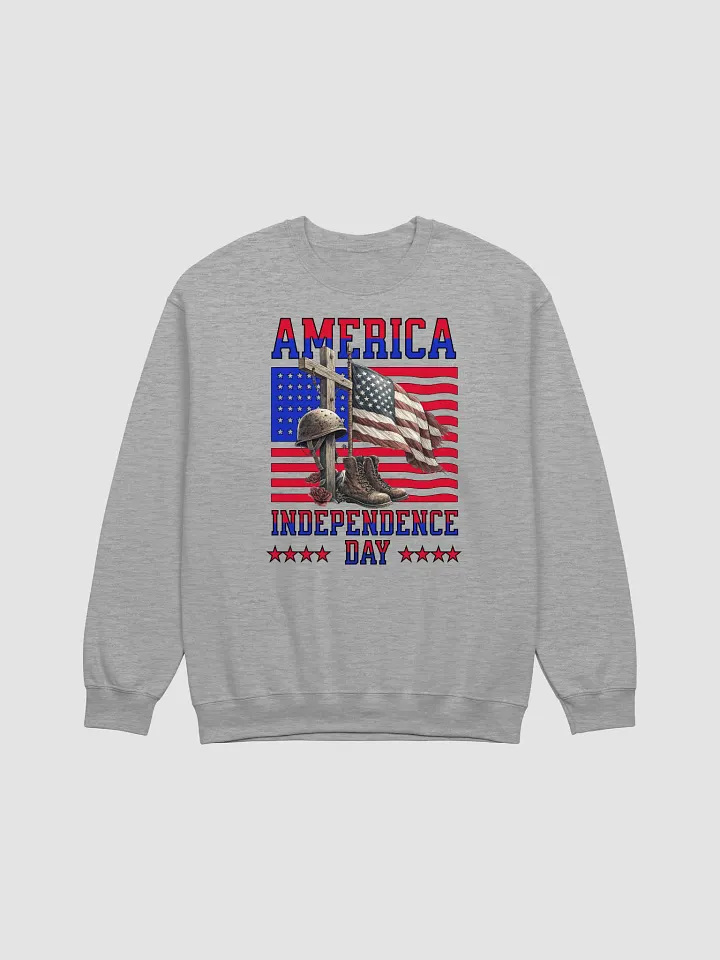America Independence Day Patriotic Tribute Crewneck Sweatshirt product image (1)