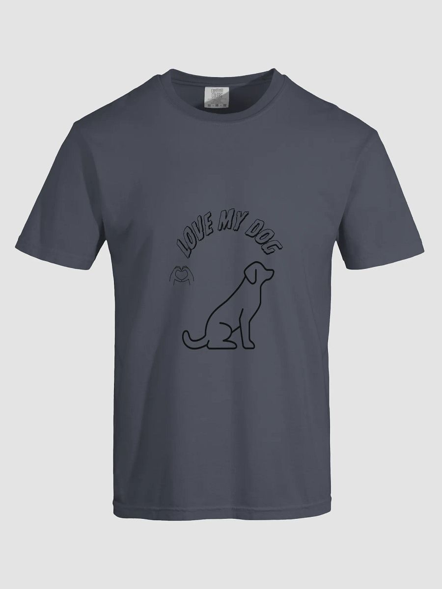 Love My Dog Heavyweight Cotton T-Shirt product image (49)