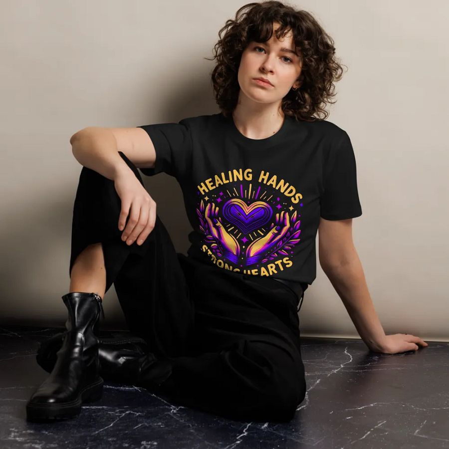 strong hearts ,healing hands t-shirt product image (10)