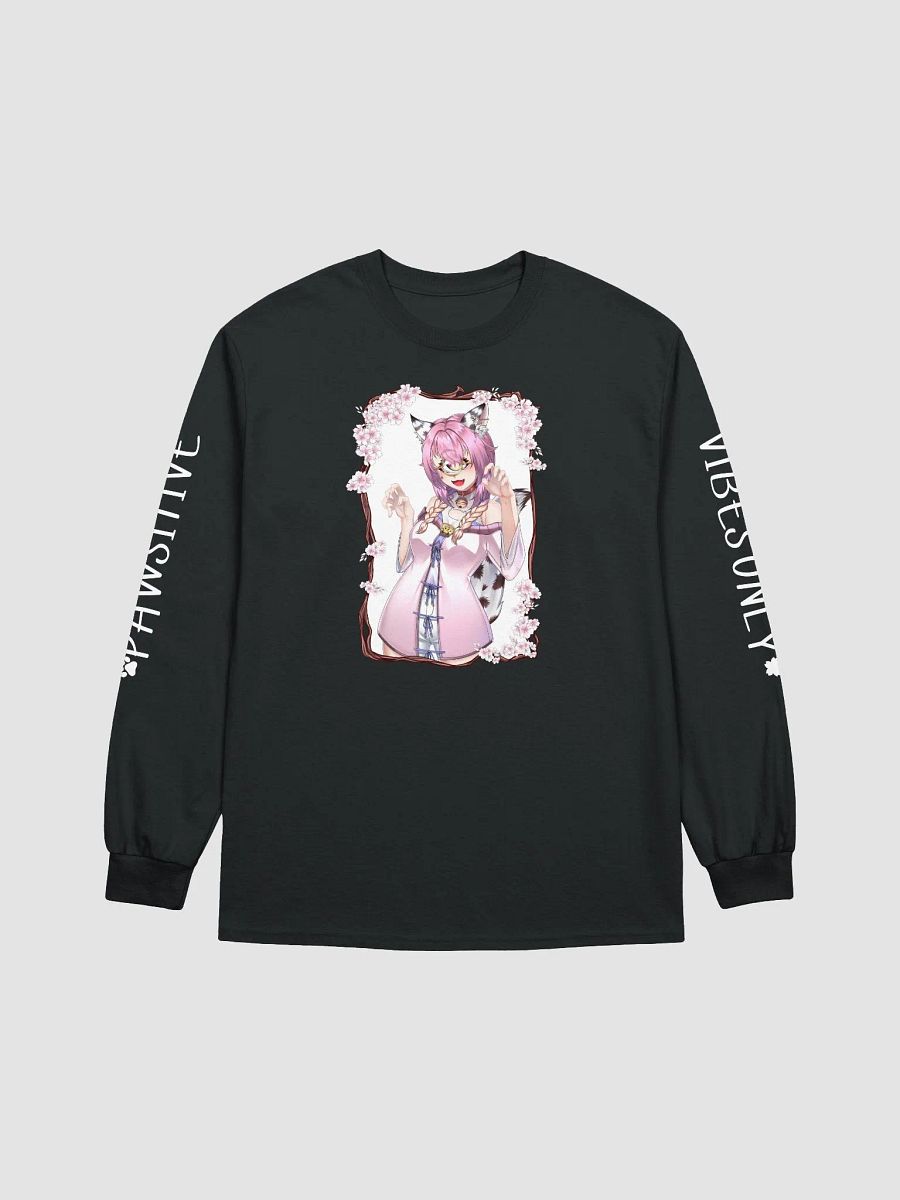 Long Sleeve Tee: Pawsitive Vibes Only product image (16)