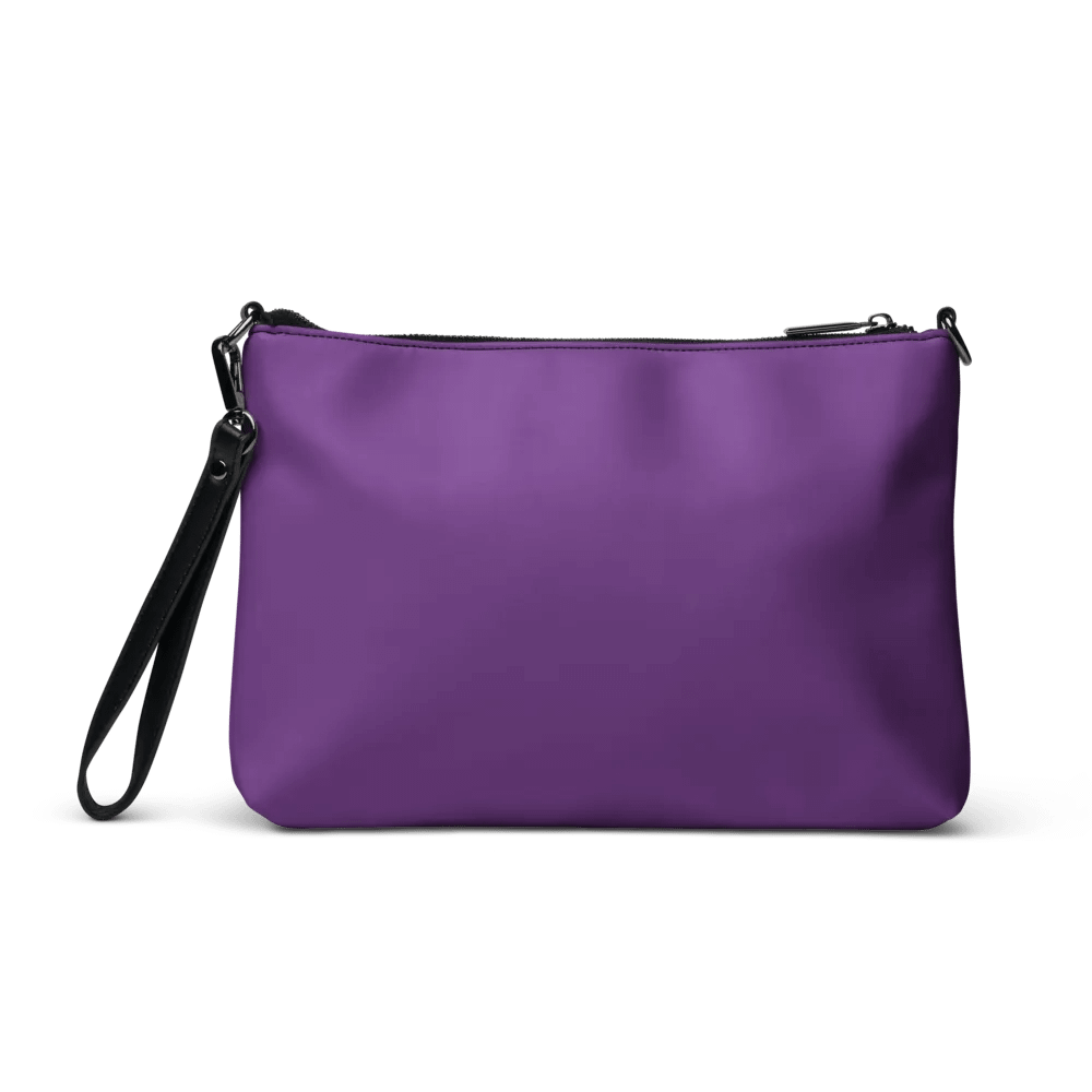 Purple Swirl Flip-Sided Faux Leather Crossbody Bag product image (3)