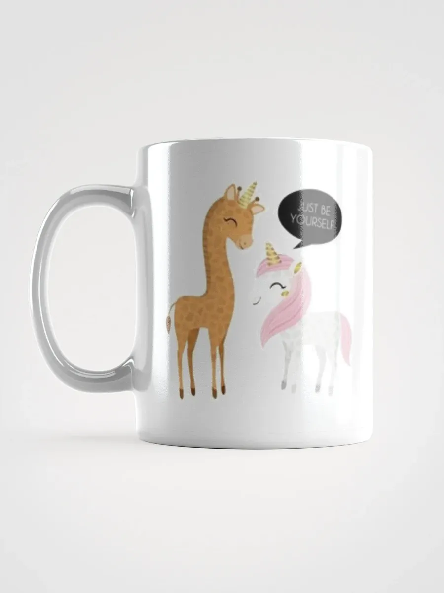 White Glossy Mug Giraffe product image (6)