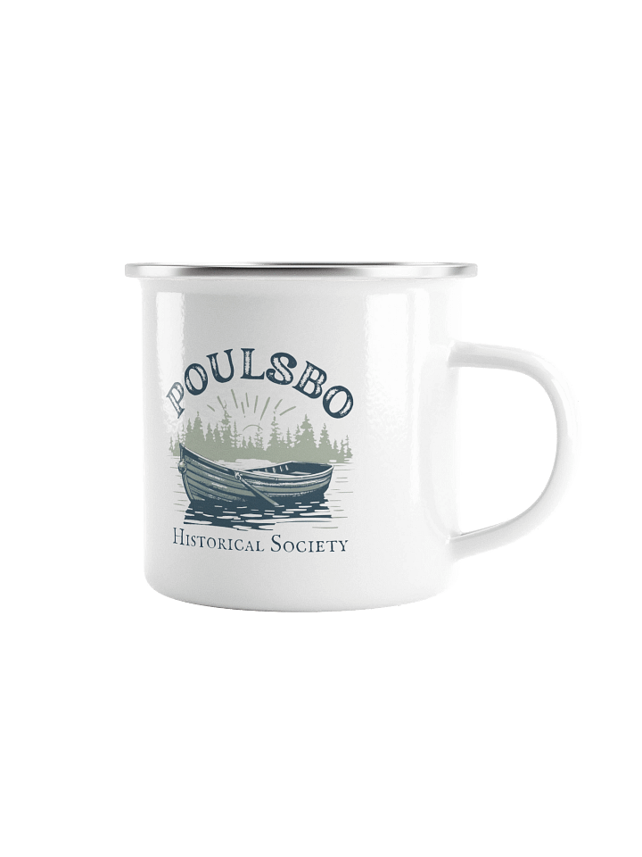 Sunlit Rowing Adventure Enamel Mug product image (1)