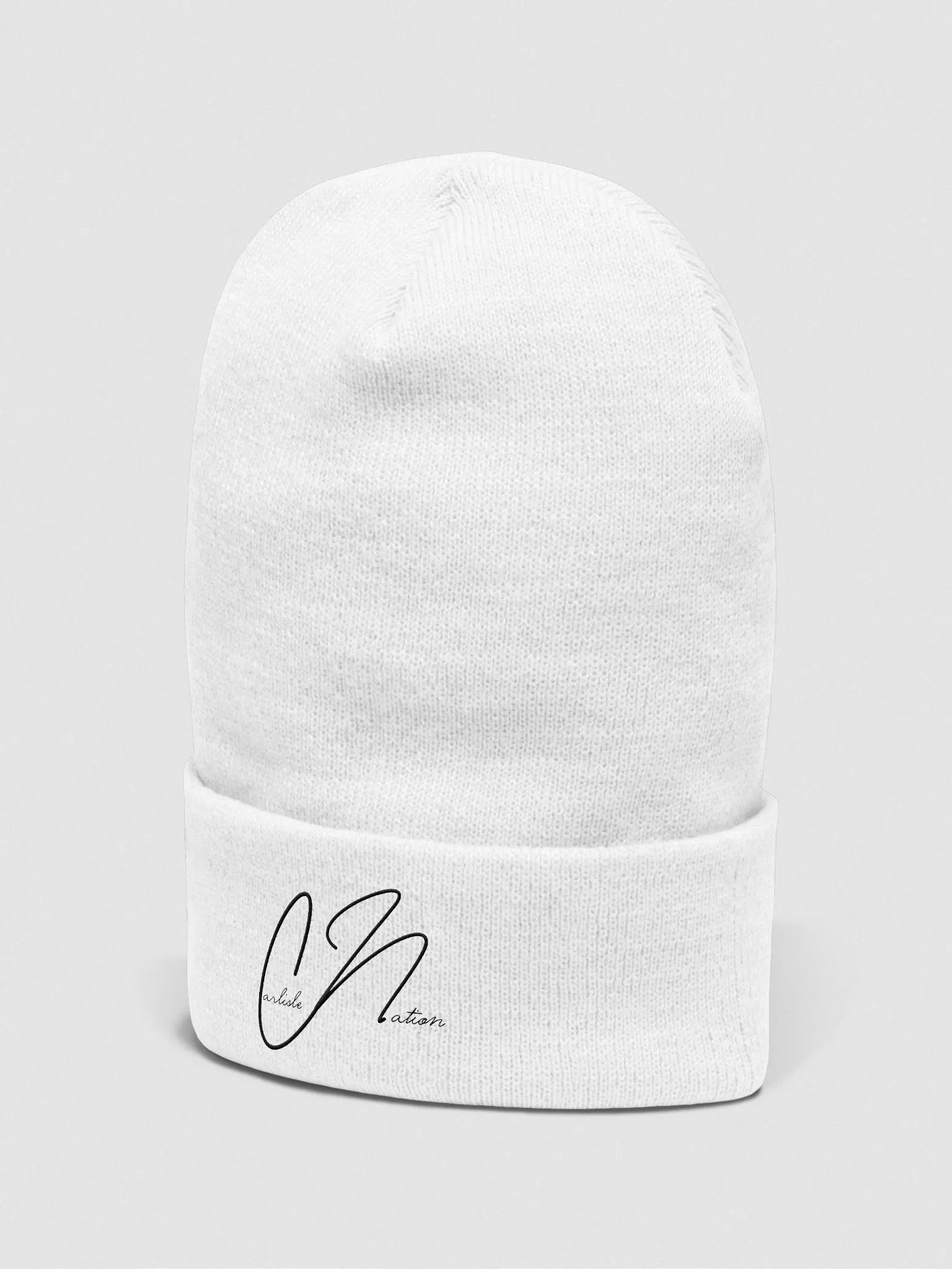 CN Cursive Cuffed Beanie product image (4)