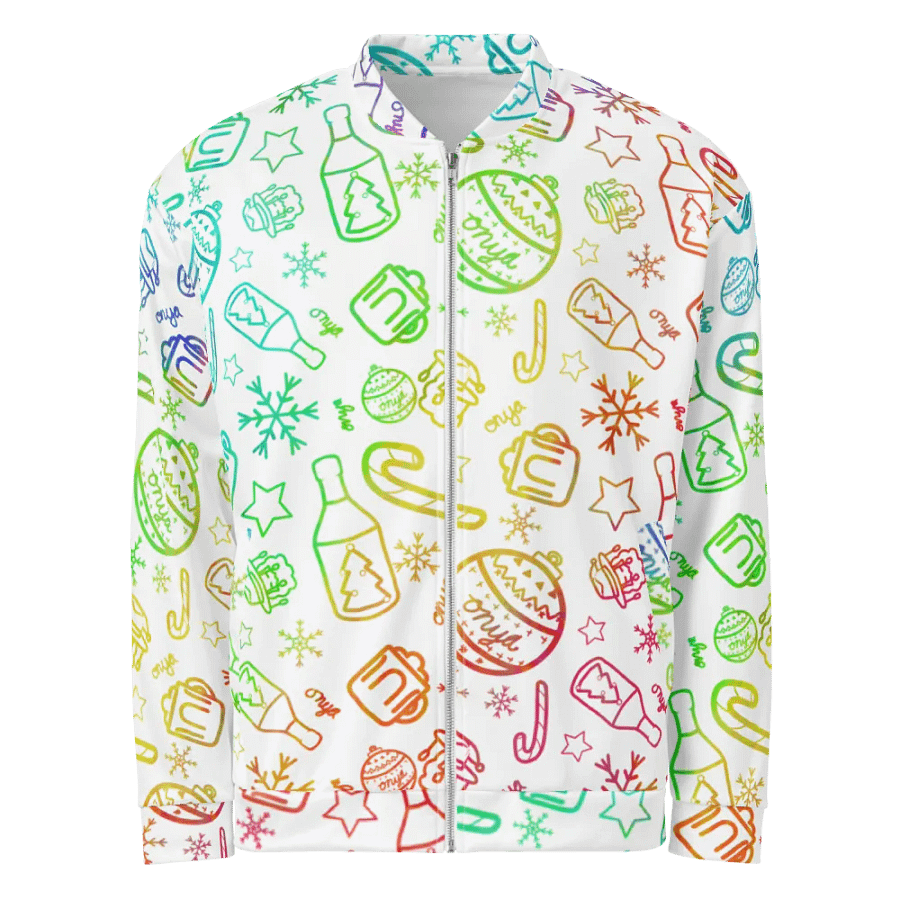 Limited Edition Christmas Rainbow Bomber Jacket product image (1)
