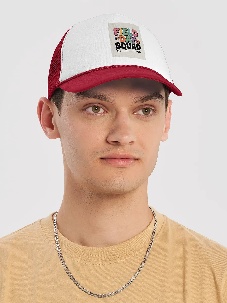 Field Day Squad Trucker Hat – Retro Fun Team Spirit Cap product image (5)