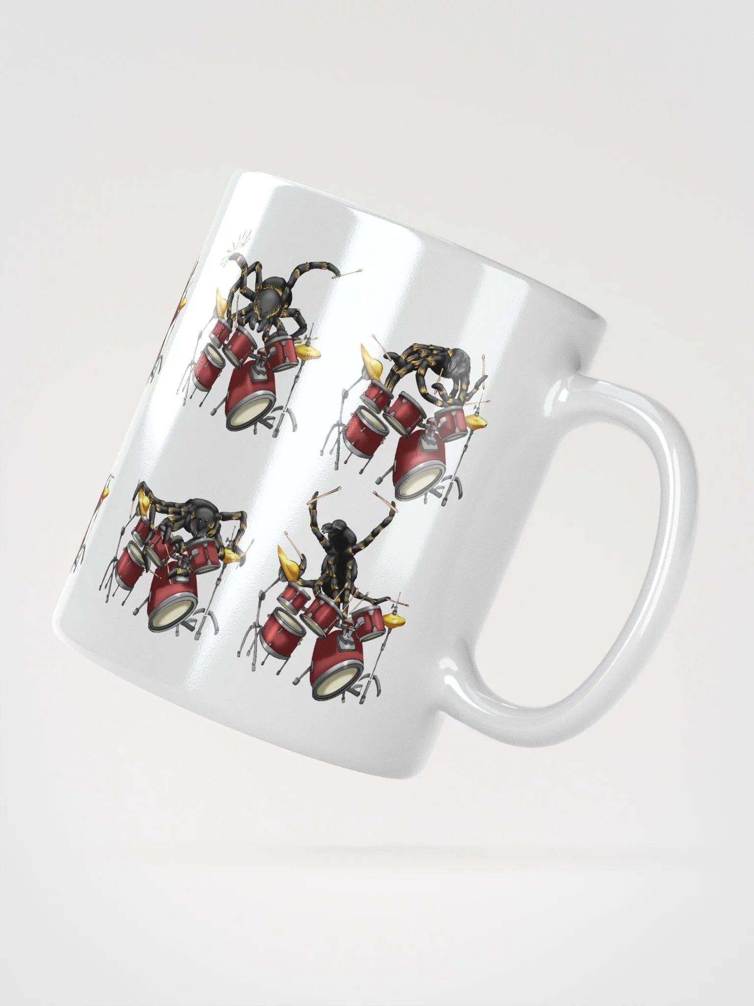 Tarantula Drumming (No Text) - Mug product image (2)