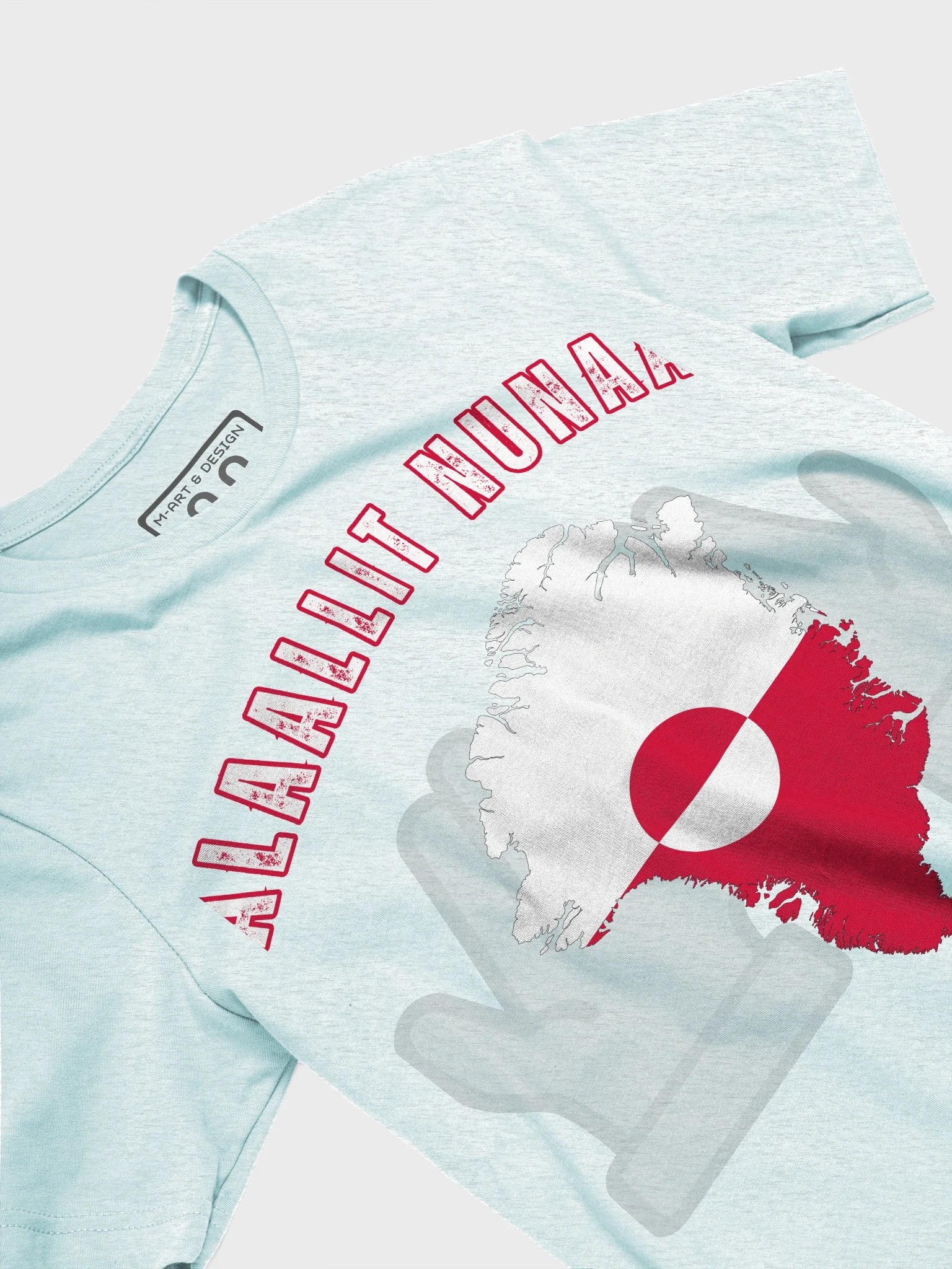 Kalaallit Nunaat Flag Hands T-Shirt product image (3)