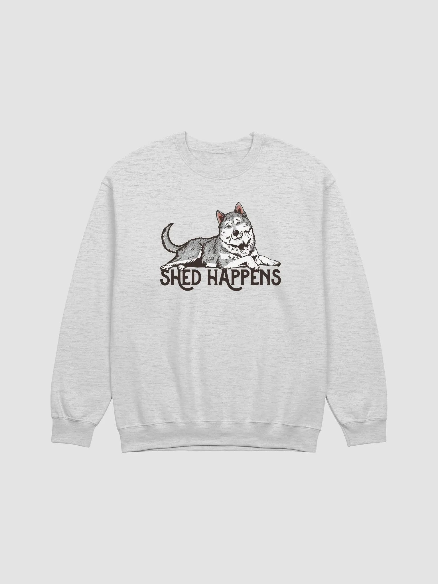 Shed Happens Sweatshirt of a Siberian Husky | Funny Shirt for Siberian Husky Paw-rents product image (25)
