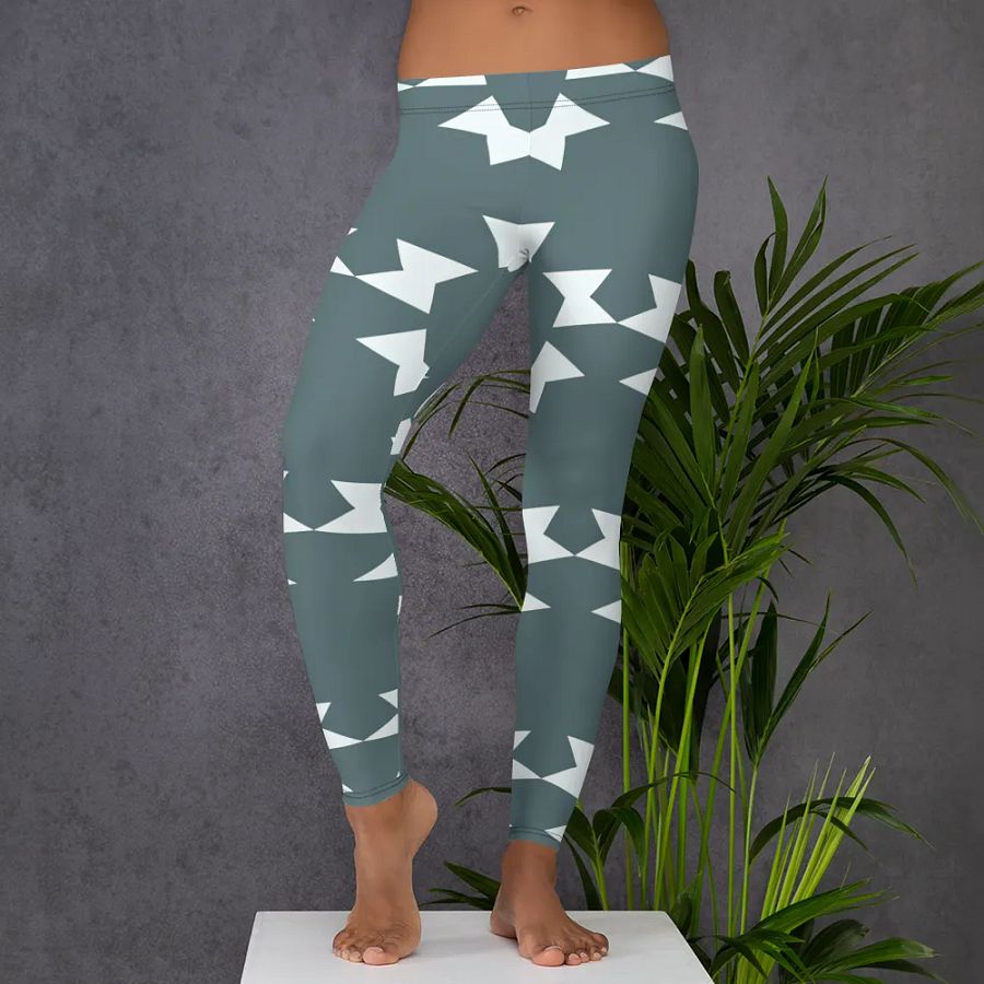 Symmetric Chic: Custom All-Over Print Leggings product image (5)