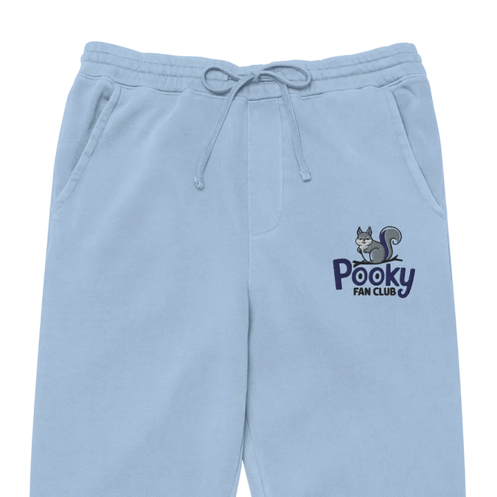 Pooky Fan Club Embroidered Premium Pigment Dyed Joggers product image (1)