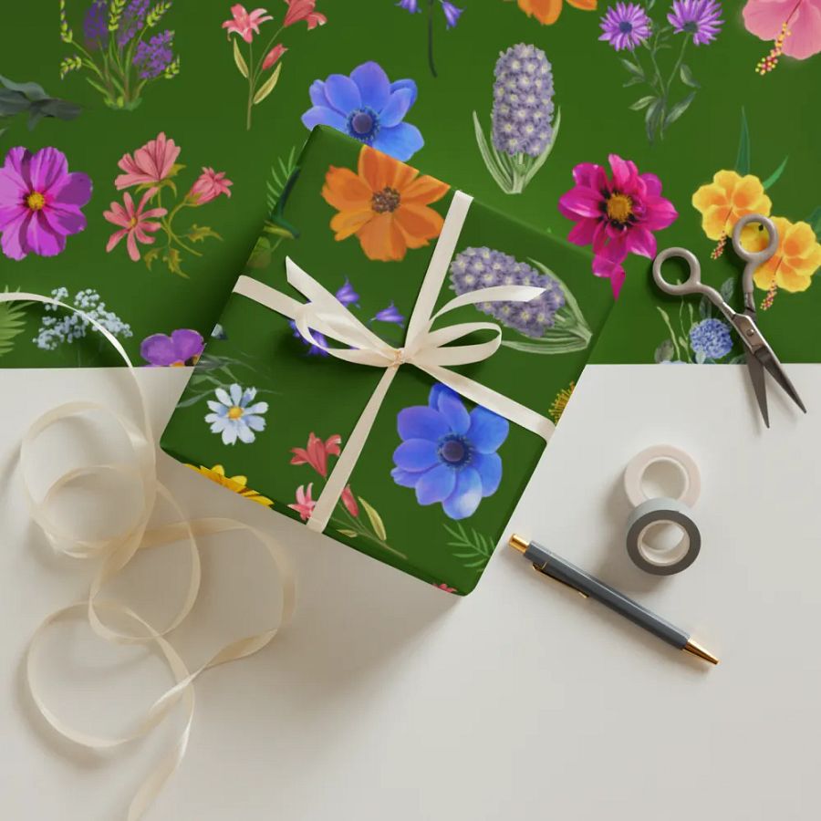 Botanical Bliss Wrapping Paper Set product image (12)