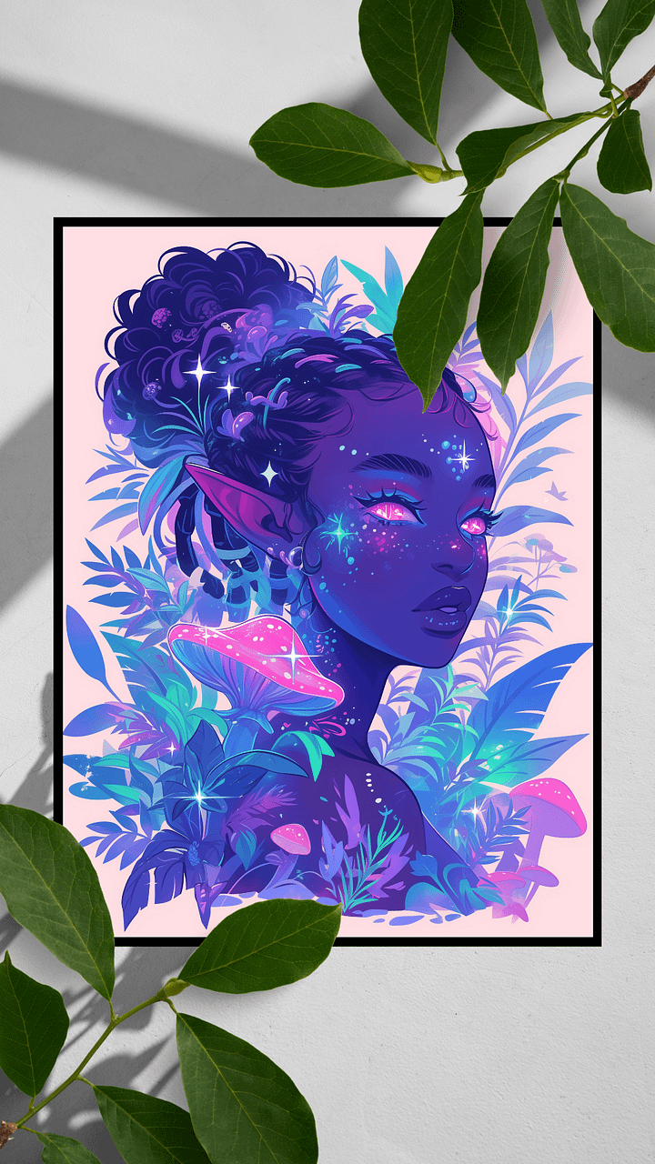 Amethyst Dreamer on Matte Paper Poster product image (1)