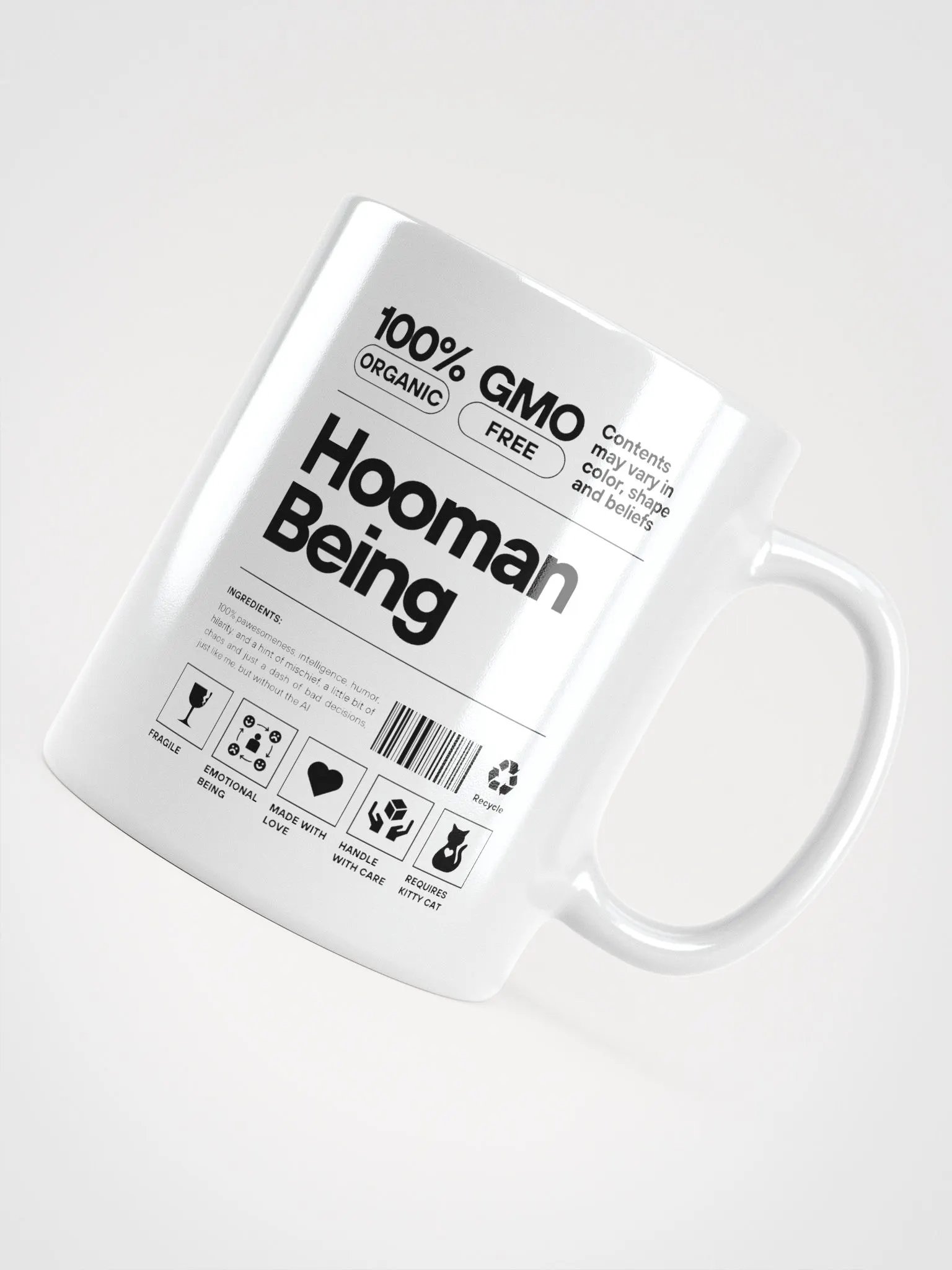 Hooman Being White Mug product image (4)