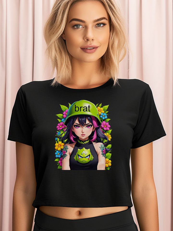 Brat Army Girl - AS Colour Women's Premium Crop Top product image (1)