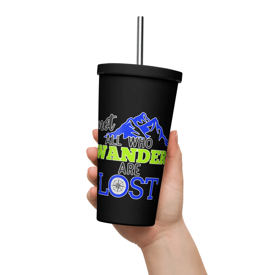 Not All Who Wander Are Lost v2 Insulated Tumbler product image (15)