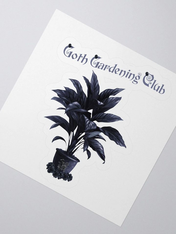 Goth Gardening Club Sticker product image (4)