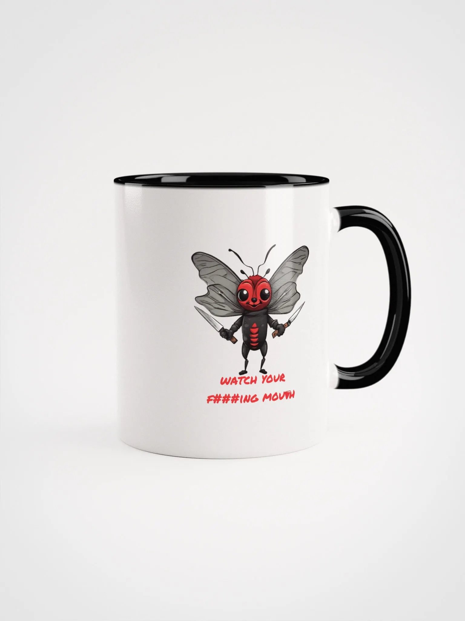 Watch Your Mouth Moth Mug product image (1)
