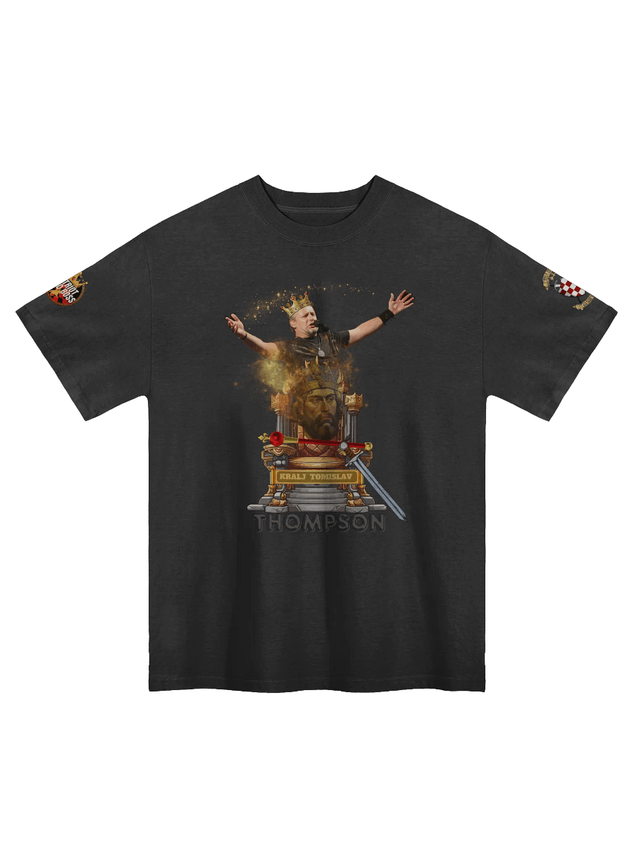 Royal Heritage Checkered Shield T-Shirt Thompson King Tomislav product image (1)