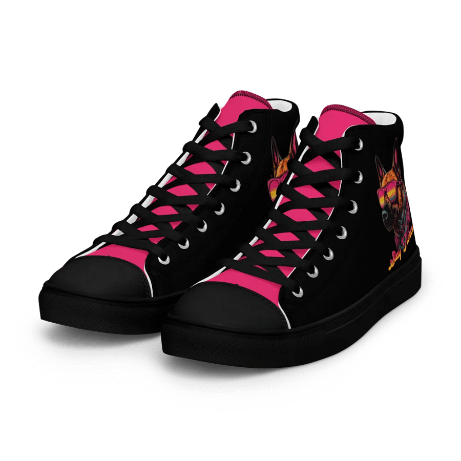 Stay Fierce Women's K9 Malinois Canvas High Tops product image (6)