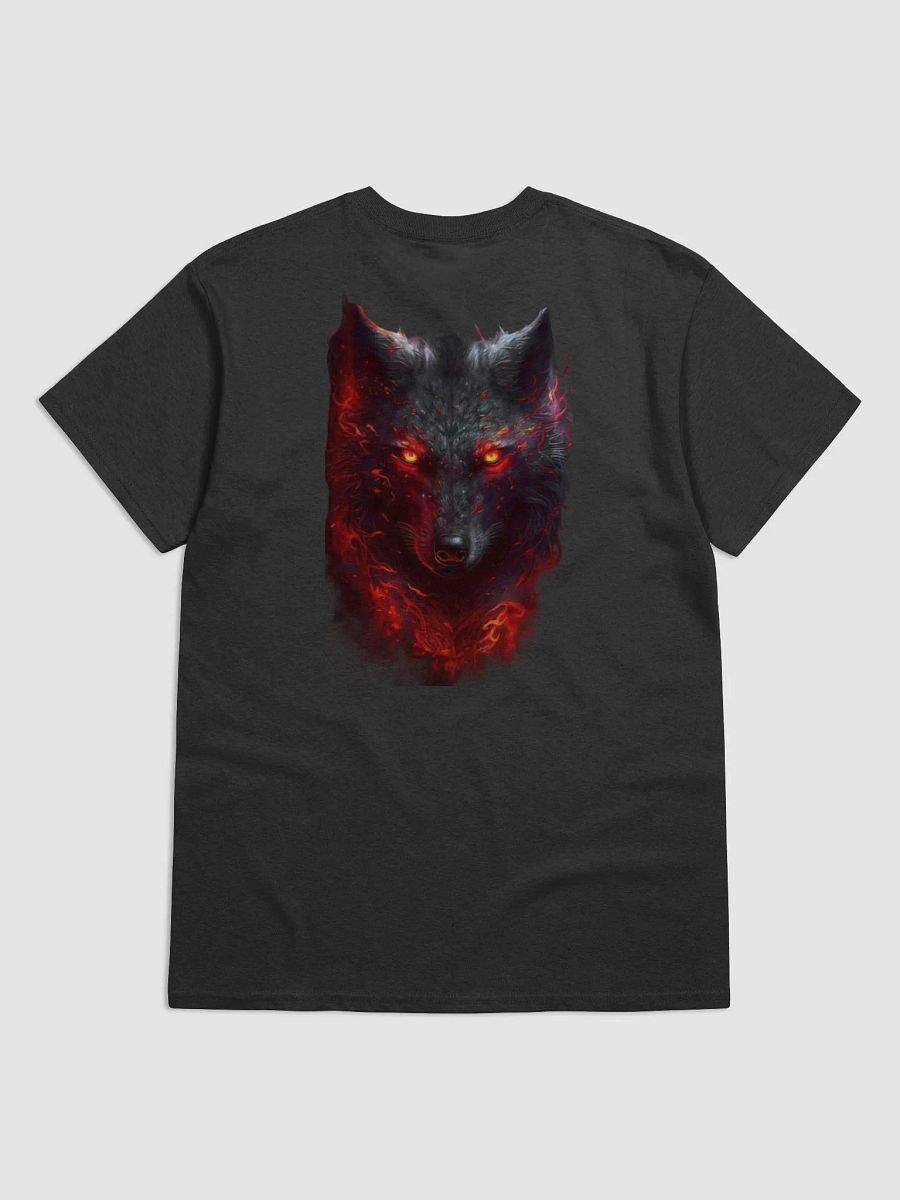 Fiery Wolf Glow T-Shirt product image (2)