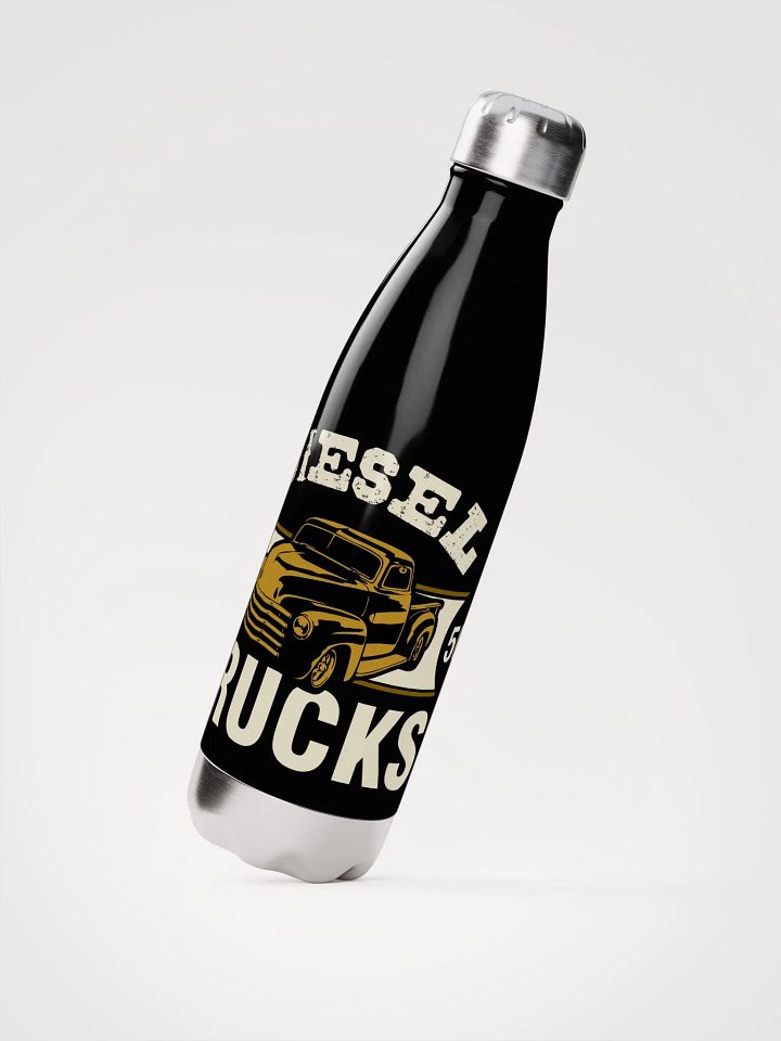 Retro Diesel Trucks Stainless Steel Water Bottle product image (2)