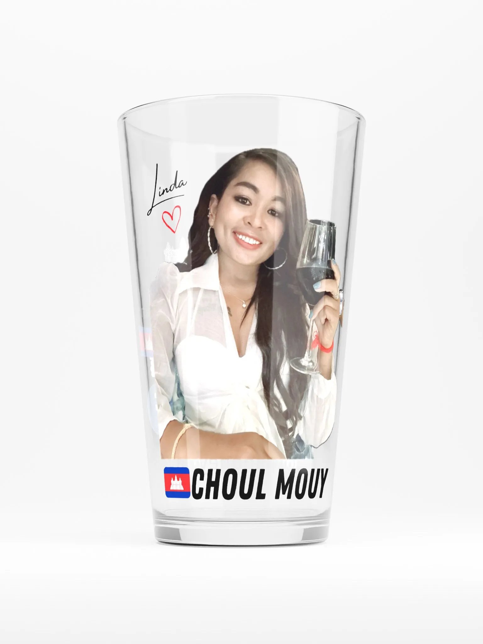 🇰🇭 Choul Mouy (Cheers) Linda Pint Glass (Limited Edition) product image (1)