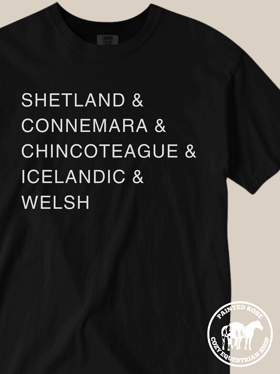 Favorite Pony Breeds Tee product image (1)