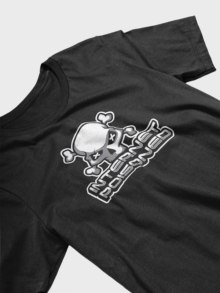 Internet Poisoned Y2K T-Shirt – Funny Goth Skull Meme Tee product image (2)