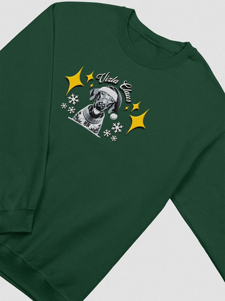 "VIZLA CLAUS" / EMBROIDERED CHRISTMAS SWEATSHIRT product image (1)