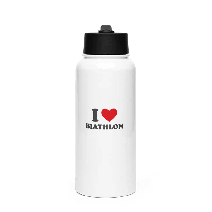 Stainless Steel Water Bottle with a Straw Lid product image (1)