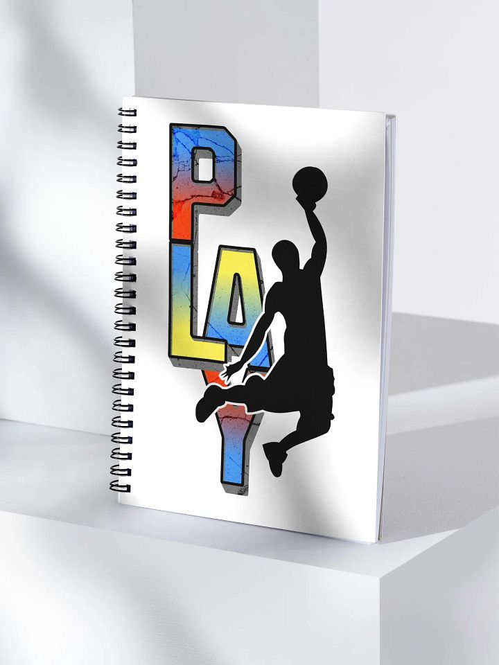 Play Basketball Airborne Spiral Notebook product image (1)