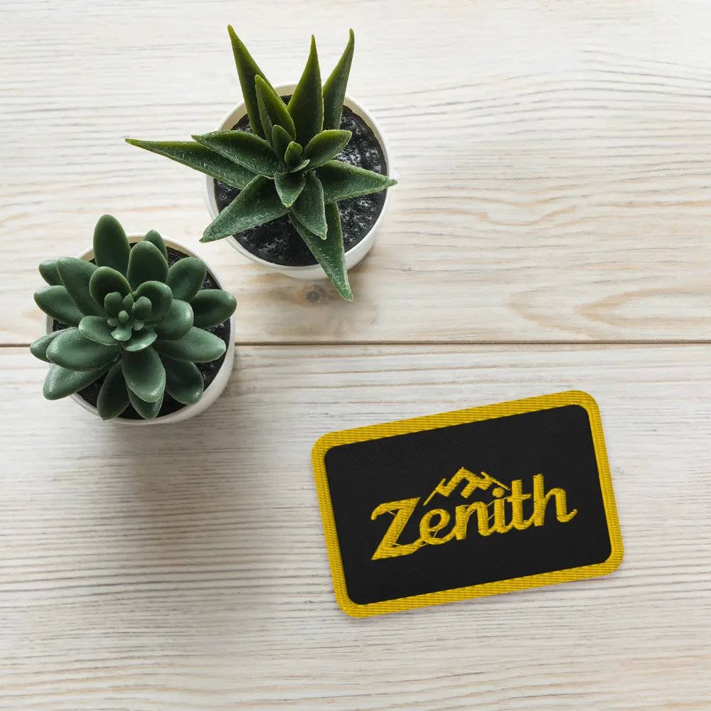 Exclusive ZENITH Embroidered Patches - Black & White Designs product image (5)