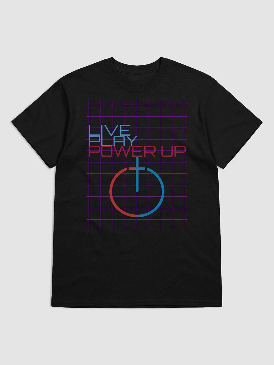 LIVE. PLAY. POWER UP. Power Grid T-Shirt product image (3)