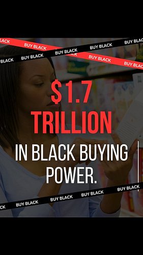 Black Americans hold over $1.7 trillion in purchasing power.
(U.S. Census & McKinsey)

Imagine how far that impact could go i...
