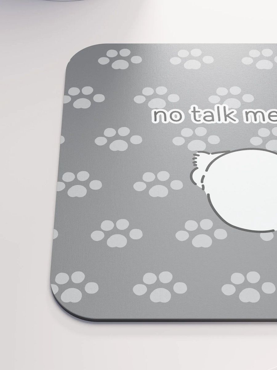 No Talk Manul Angy - Mousepad product image (6)
