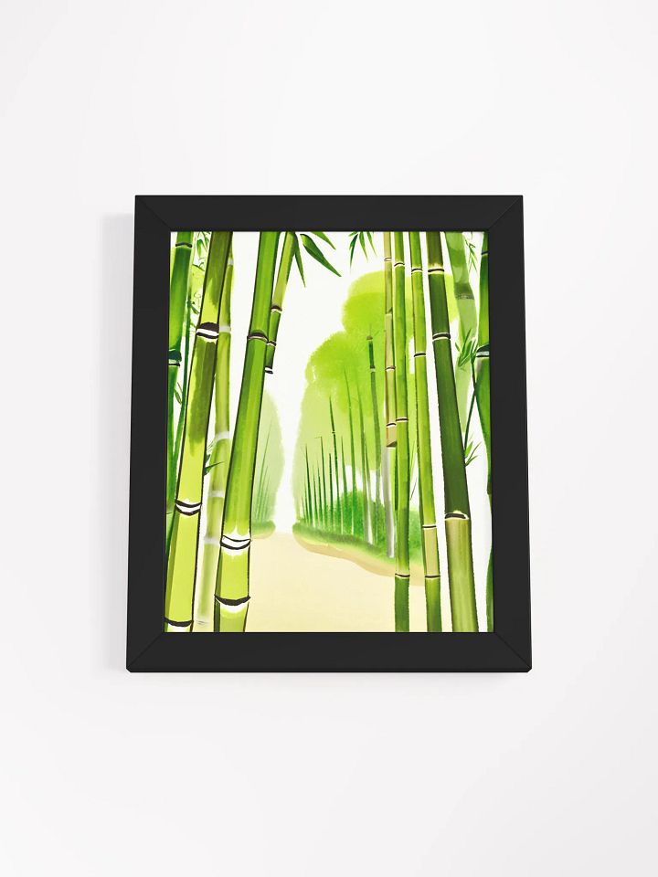 Tranquil Bamboo Haven Matte Poster product image (8)