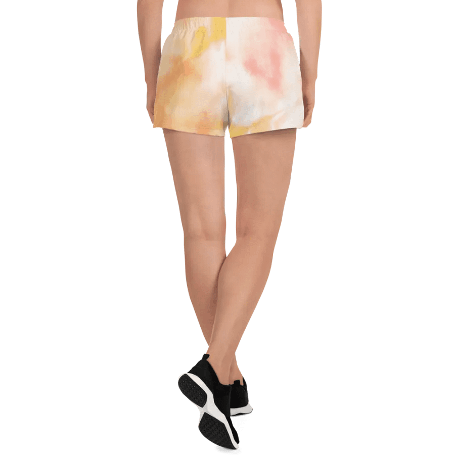 Dreamy Watercolor Print Athletic Shorts product image (5)